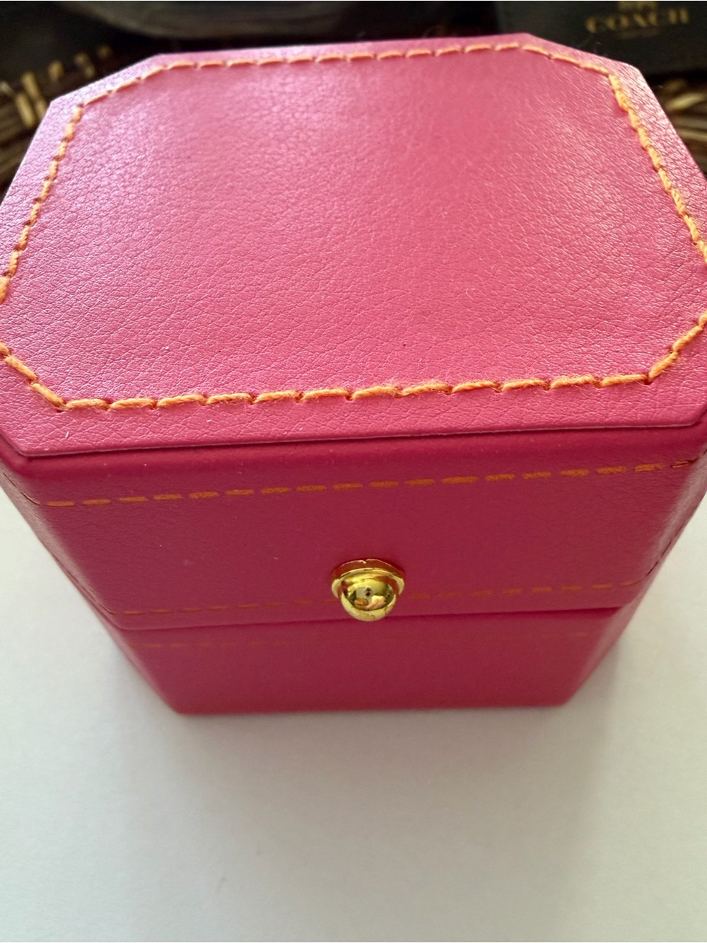 Pink Women's Dunkin Ring Jewelry Box